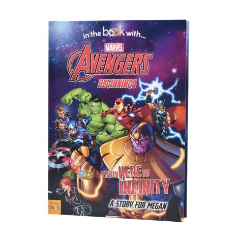 Personalised Marvel Avengers Beginnings from Here to Infinity Softback Story Book £22.99